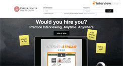 Desktop Screenshot of isu.interviewstream.com