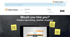 Desktop Screenshot of nwc.interviewstream.com