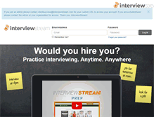 Tablet Screenshot of nwc.interviewstream.com