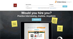 Desktop Screenshot of iub.interviewstream.com